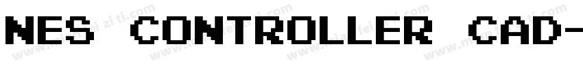 nes controller cad字体转换
